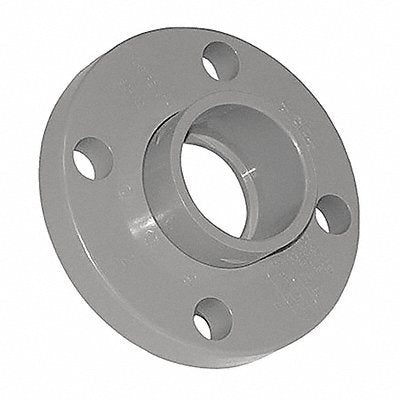 GEORG FISCHER 854080 Stone Flange PVC 8 In Schedule 80 Grey