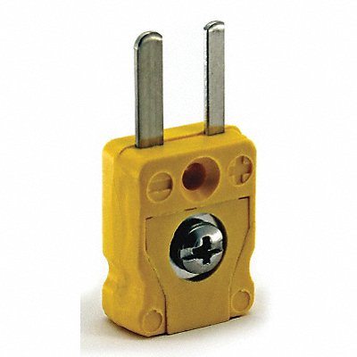DAYTON 36GK83 Thermocouple Plug K Yellow Miniature
