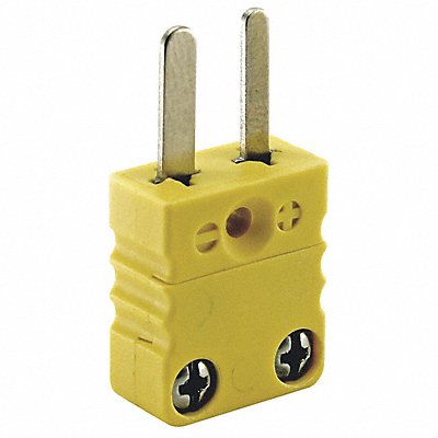 DAYTON 36GK85 Thermocouple Plug K Yellow Miniature