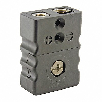 DAYTON 36GL03 Thermocouple Jack J Standard Black 2 Pin