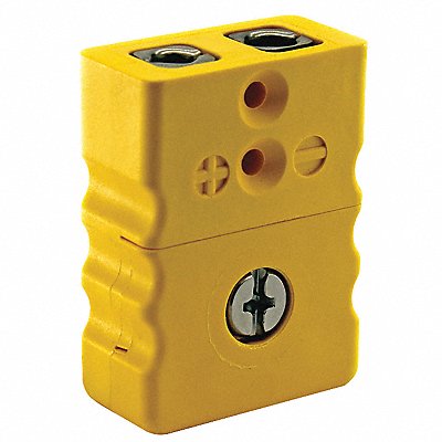 DAYTON 36GL04 Thermocouple Jack K Standard Yellow 2Pin