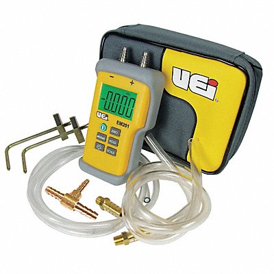 UEI TEST INSTRUMENTS EM201SPKIT Air Manometer Kit -60 in wc to 60 in wc