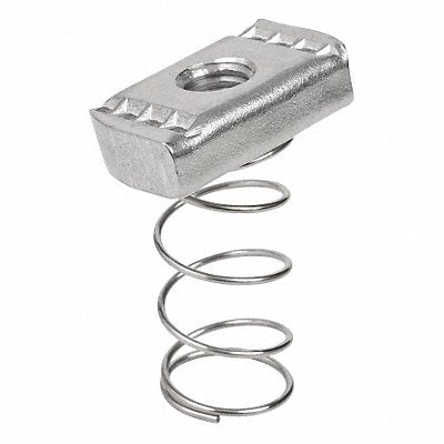CALBRITE S60000CN51 Spring Nut 316 SS Overall W 1 1/8in