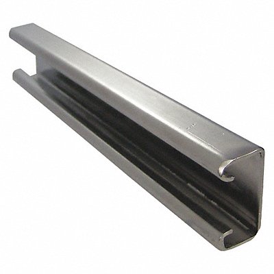 CALBRITE S45810SL58 Strut Channel SS Overall L 10ft