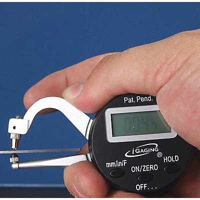 BAILEIGH INDUSTRIAL BMEASUREDT Fract Display DigT hick Gg Acc+/-0.002
