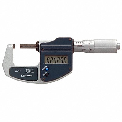 MITUTOYO 29383230CAL Mic 0-1/0-25.4mm Friction NIST Case