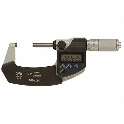 MITUTOYO 29334530CAL Mic 1-2/25.4-50.8mm Ratchet NIST Case