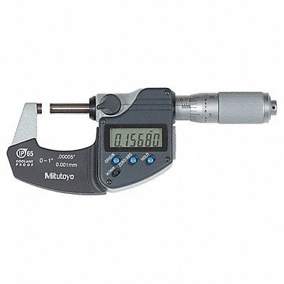 MITUTOYO 29333530CAL Mic 0-1/0-25.4mm Friction NIST Case