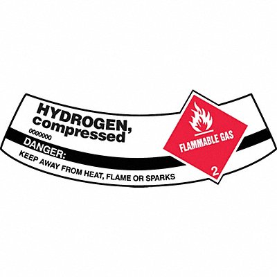 ACCUFORM MCSLHYR Cylinder Label 2 in x 5 1/4 in Vinyl