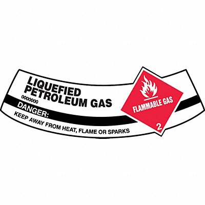 ACCUFORM MCSLPER Cylinder Label 2 inx5 1/4 in Vinyl