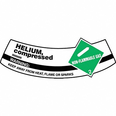 ACCUFORM MCSLHEG Cylinder Label 2 inx5 1/4 in Vinyl