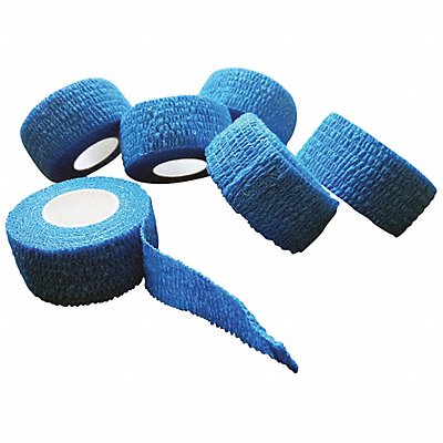 CONDOR 36JG44 Self-Adherent Bandage Blue 5yd L 1 W PK6