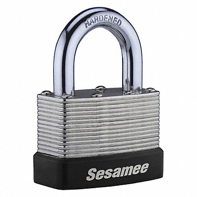 CCL 436L Combination Padlock 1 1/2in Rectgle Slvr