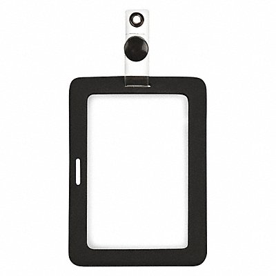 MYID 38940 Badge Holder Rubberized PK2