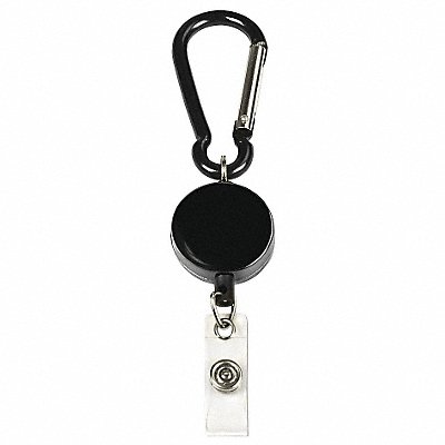 MYID 38943 ID Card Retractor Reel 23 in L Black