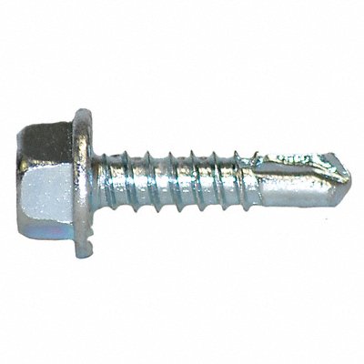 TEKS 1821200 Drill Screw Hex #10 Zinc 3/4 L PK500