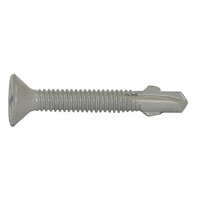 TEKS 1552500 Drill Screw Flat #12 Clima 1 5/8 L PK250