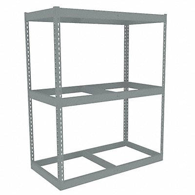 TENNSCO ZLE54824S3 Boltless Shelving 24x60x48in Strtr