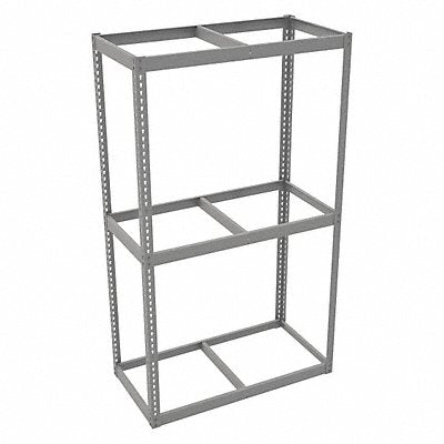 TENNSCO ZLE74824S3 Boltless Shelving 24x84x48in Strtr