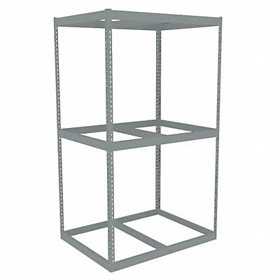 TENNSCO ZLE74836S3 Boltless Shelving 36x84x48in Strtr