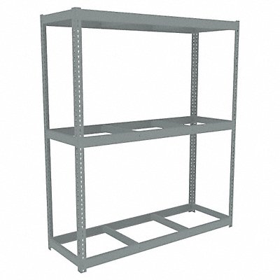 TENNSCO ZLC77224S3 Boltless Shelving 24x84x72in Strtr