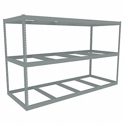 TENNSCO ZLE59624S3 Boltless Shelving 24x60x96in Strtr