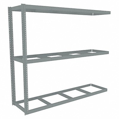 TENNSCO ZLE79624A3 Boltless Shelving 24x84x96in AdOn