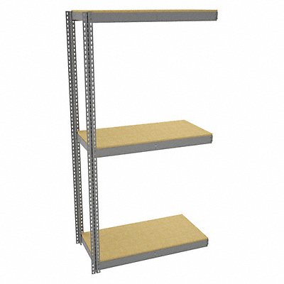 TENNSCO ZLC74824A3D Boltless Shelving 24x84x48in AdOn