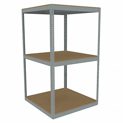TENNSCO ZLC74848S3D Boltless Shelving 48x84x48in Strtr
