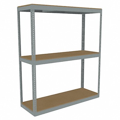 TENNSCO ZLC77224S3D Boltless Shelving 24x84x72in Strtr