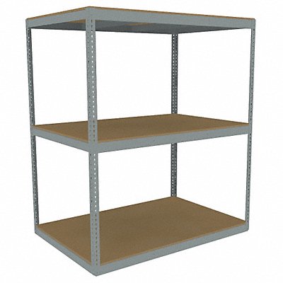 TENNSCO ZLC77248S3D Boltless Shelving 48x84x72in Strtr