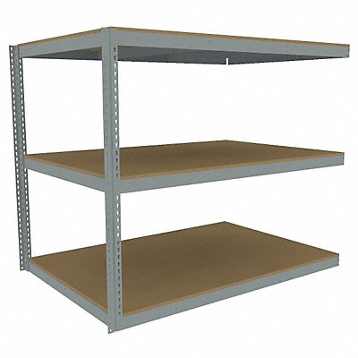 TENNSCO ZLE57248A3D Boltless Shelving 48x60x72in AdOn