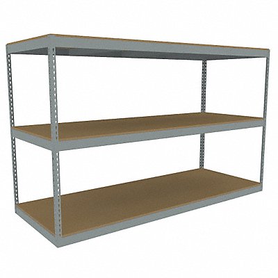 TENNSCO ZLE59636S3D Boltless Shelving 36x60x96in Strtr