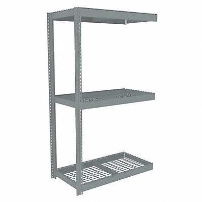 TENNSCO ZLC74824A3W Boltless Shelving 24x84x48in AdOn