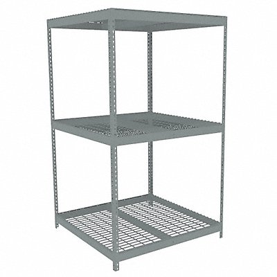 TENNSCO ZLE74848S3W Boltless Shelving 48x84x48in Strtr