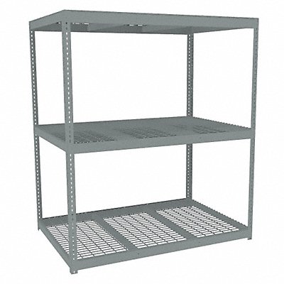 TENNSCO ZLC77248S3W Boltless Shelving 48x84x72in Strtr