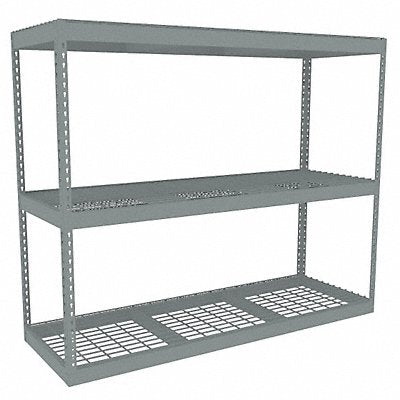 TENNSCO ZLE57224S3W Boltless Shelving 24x60x72in Strtr