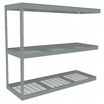 TENNSCO ZLE57224A3W Boltless Shelving 24x60x72in AdOn