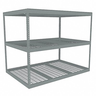 TENNSCO ZLE57248S3W Boltless Shelving 48x60x72in Strtr