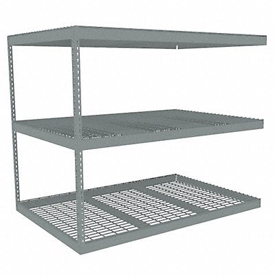 TENNSCO ZLE57248A3W Boltless Shelving 48x60x72in AdOn