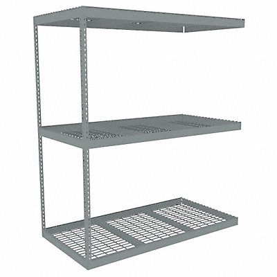TENNSCO ZLE77236A3W Boltless Shelving 36x84x72in AdOn