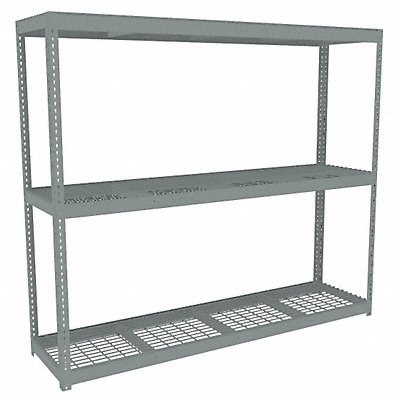 TENNSCO ZLC79624S3W Boltless Shelving 24x84x96in Strtr