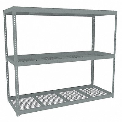 TENNSCO ZLC79636S3W Boltless Shelving 36x84x96in Strtr