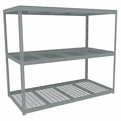 TENNSCO ZLC79648S3W Boltless Shelving 48x84x96in Strtr
