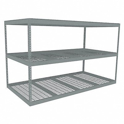 TENNSCO ZLE59648S3W Boltless Shelving 48x60x96in Strtr