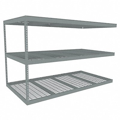 TENNSCO ZLE59648A3W Boltless Shelving 48x60x96in AdOn