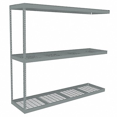 TENNSCO ZLE79624A3W Boltless Shelving 24x84x96in AdOn