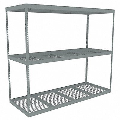 TENNSCO ZLE79636S3W Boltless Shelving 36x84x96in Strtr