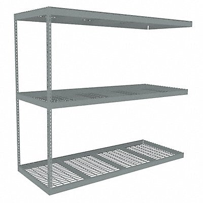 TENNSCO ZLE79636A3W Boltless Shelving 36x84x96in AdOn