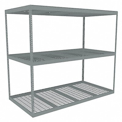 TENNSCO ZLE79648S3W Boltless Shelving 48x84x96in Strtr